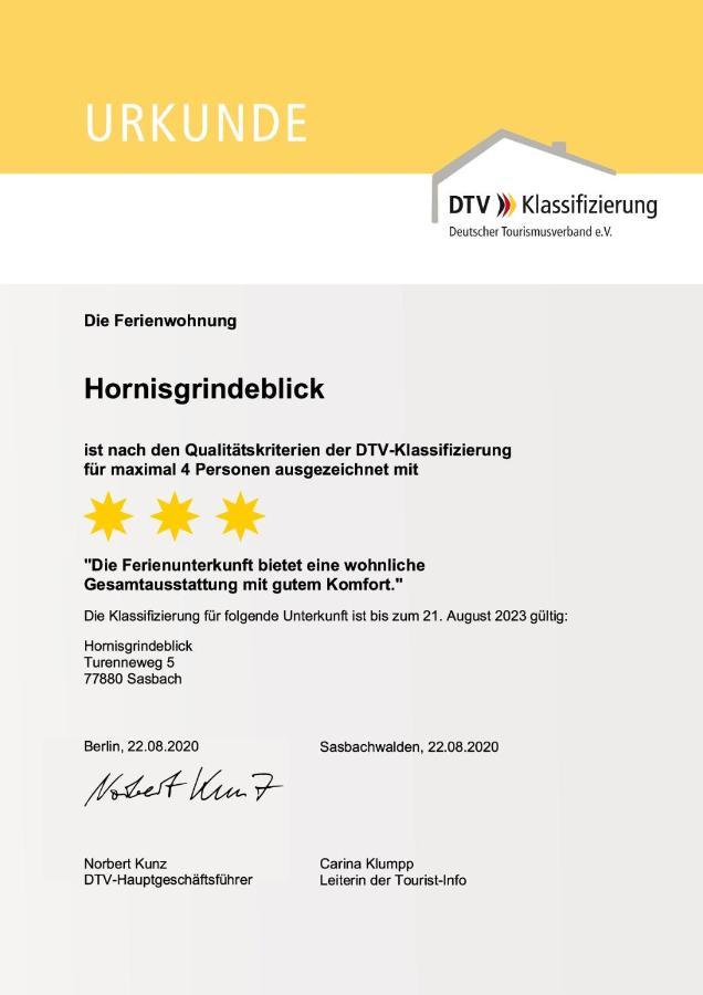 Ferienwohnung Hornisgrindeblick Obersasbach ภายนอก รูปภาพ